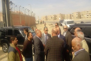 جولة للسيد اللواء/ محافظ القاهره بالشوارع المحيطة لإستاد السلام