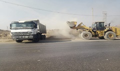 تكثيف حملات النظافة ببعض شوارع الحي