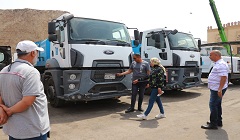 تفقد رئيس هيئة النظافة مشروع التدريب لمجابهة الكوارث والأزمات