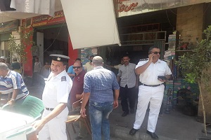 حملة مكبرة لرفع الإشغالات بالحي