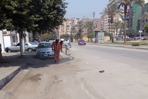 تجريد ورفع كفاءة شارع فريد سميكه بالحي