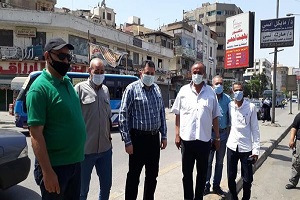 متابعة سير انتظام العمل وحالة النظافة بالشوارع