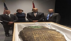 استرداد غطاء تابوت خشبي من متحف هيوستن بالولايات المتحدة الأمريكية