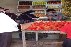 حي 15 مايو يقوم بمتابعة حالة الاسواق والمحلات