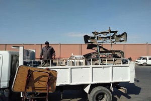 استمرار حملات رفع الإشغالات بحى السلام اول 