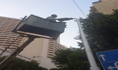 رفع كفاءة منظومة الإنارة بجاردن سيتي