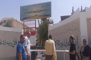 المرور على المدارس التي بها مقرات امتحانات الثانوية العامة بالحي