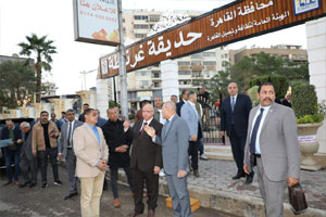 محافظ القاهرة يفتتح حديقة غرناطة بروكسي بعد تطويرها