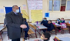 مدير تعليم العاصمة يتفقد مدارس البساتين تزامناً لبدء الفصل الدراسي الثاني