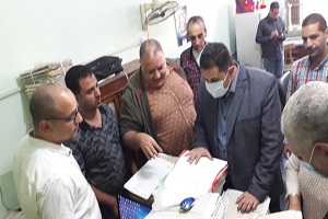  متابعة مراحل إجراءات تسكين منطقة عزبة الصفيح 