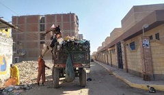 تكثيف حملات النظافه اليوميه ببعض شوارع الحي