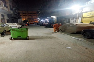  رفع مستوى نظافة الاحياء من خلال منظومة النظافة الجديدة 