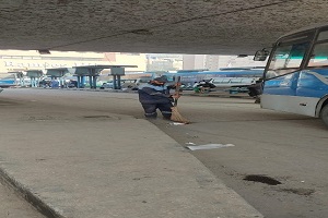 نظافة موقف عبد المنعم رياض