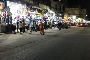 حملة نظافة ورفع إشغالات بالحي