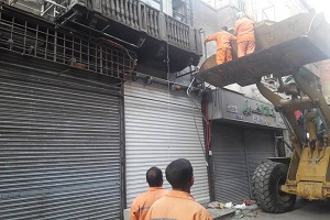 إزالة أعمال مخالفة بالحي