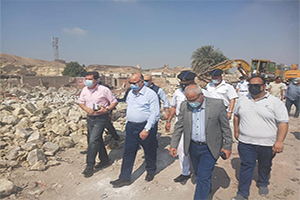 محافظ القاهرة يتفقد الأعمال الجارية لإزالة منطقة بطن البقرة العشوائية