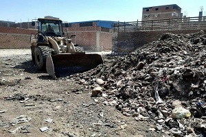 حي المرج يتابع حملات النظافة