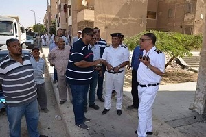 حملات مكثفة بحي 15 مايو لازاله الاشغالات