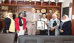 مدير تعليم القاهرة يضئ شمعة من الامل والتقدير باستقباله موهوبي الزاوية الحمراء 