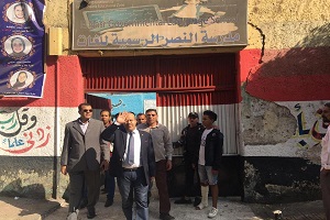 مرور السيد رئيس الحي وتفقده لمدرسة النصر التجريبية