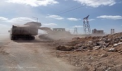 متابعة اعمال رفع مخلفات الرتش وتحسين المظهر العام امام كوبري طره بالاتوستراد