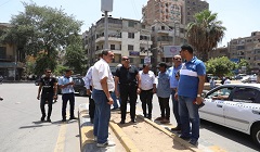 جولة تفقدية لرئيس هيئة النظافة والتجميل بحي مصر القديمة
