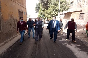 متابعه الاعمال اليومية بالحي 