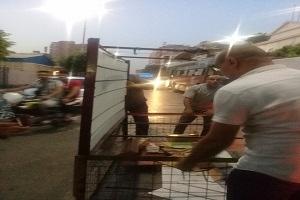 حملة مسائية بشوارع الحي 