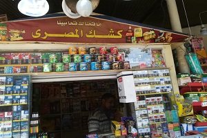 إزالة ورفع الأكشاك المخالفة بالحي 