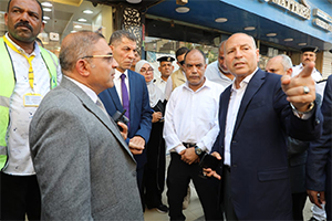 محافظ القاهرة يتفقد المنطقة الجنوبية