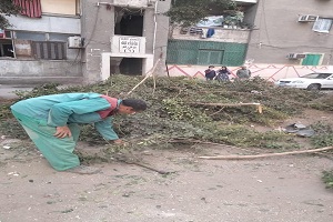 حملات لمتابعة سير العمل بشوارع بالحي