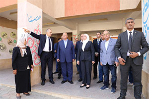 محافظ القاهرة يتفقد مدارس الأسمرات لمتابعة إستعداداتها لإستقبال العام الدراسي