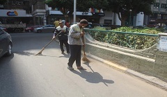 رفع مستوى النظافة بالشوارع الرئيسية والفرعية بنطاق الحي