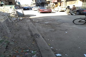 متابعة رفع مخلفات الرتش والقمامةبالشوارع  