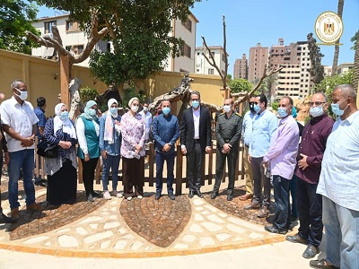 وزير السياحة والآثار يتفقد مستجدات أعمال مشروع تطوير شجرة مريم والمنطقة المحيطة بها بحي المطرية 