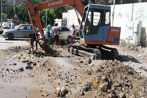 اصلاح كسر ماسورتي مياه بالحي