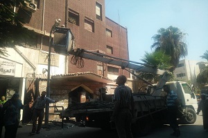 صيانة أعمدة الإنارة