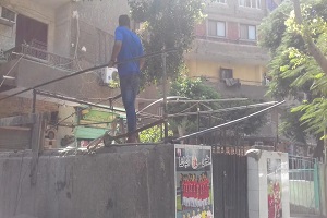 التصدي لمخالفات البناء وإزالتها 