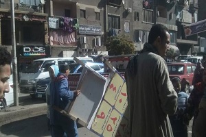 حي 15 مايو يقوم بحملة مكبرة للتصدي للمخالفات والتعديات