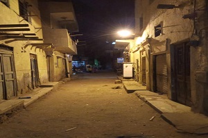 حمله لرفع كفاءة الإنارة ببعض الشوارع حي حلوان