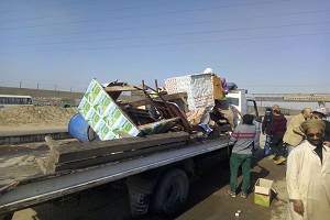 حملة مكبرة لإزالة مخالفات المباني بالحي