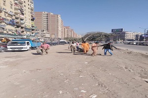 اعمال تطوير بميدان الألف مسكن