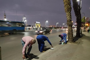 رفع كفاءة شارع كورنيش النيل
