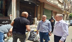 حملة لرفع الأشغالات بنطاق الحي 