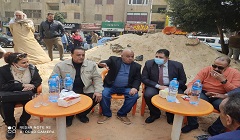  احلال وتجديد اعمدة الانارة بشارع الشركات