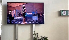 عرض أفلام ترويجية للمتحف القومي للحضارة المصرية بصالات مطار سفنكس الدولي