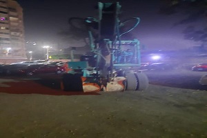 متابعة الاعمال اليومية بالحي 