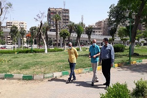 متابعة سير انتظام العمل بالحي 