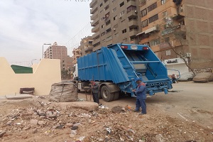 حملة مكبرة لرفع الاشغالات بشارع عين شمس