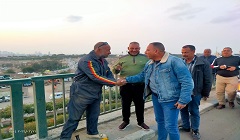  متابعة اعمال رفع كفاءة النظافة والإنارة بطريق الاتوستراد